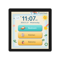 Einzigartiger Bestseller Tuya WLAN Zigbee LCD-Touchpanel Intelligenter Lichtschalter 1/2/3/4-fach Lichtschalter Sprachsteuerung Alexa Google