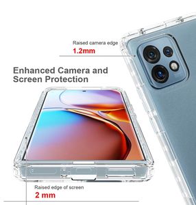 Coque de téléphone pour Motorola <span class=keywords><strong>Moto</strong></span> Edge Plus <span class=keywords><strong>2023</strong></span> personnalisée mode écologique Transparent Anti-chute antichoc TPU + PC coques de téléphone - Product Image 6
