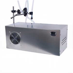 Máquina Llenadora de Líquidos Semiautomática Pequeñ<span class=keywords><strong>a</strong></span> con Doble Boquilla y <span class=keywords><strong>Pedal</strong></span>, Bomba Magnética Digital para Botellas de Aceite, Jugo, Agua y Latas - Product Image 3