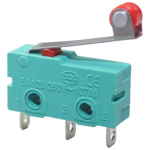50GF 100GF 150GF 200GF 3Pins Micro switch Limit Switch Roller Lever Mini Limit Micro Switch With Solder Terminal