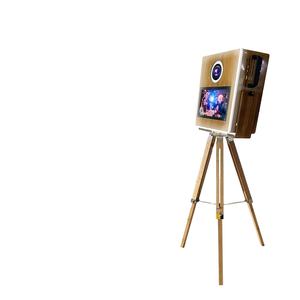 บูธภาพถ่าย DSLR บูธภาพถ่ายเปลือกพร้อมเครื่องพิมพ์บูธถ่ายภาพ DSLR สไตล์วินเทจ - Product Image 3