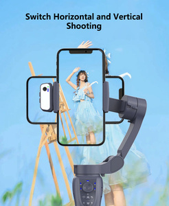 Estabilizador de <span class=keywords><strong>Gimbal</strong></span> Profesional Plegable F12 de 3 Ejes <span class=keywords><strong>para</strong></span> Teléfono Móvil con Seguimiento Facial y de Objetos, Venta al Por Mayor - Product Image 6