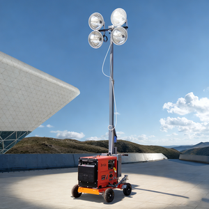 Torre de Luz LED Móvil de 5M con Potencia Blanca IP66 4.5kW/6.5KW, Ángulo de Haz de 360° para Uso en Jardines y Paisajismo FZM-1000B - Product Image 4
