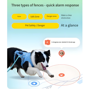 4G Pet GPS Tracker Waterproof <strong>Bluetooth</strong> <strong>Tracking</strong> <strong>Device</strong> with History Route Record and APP Monitoring for Dog Cat Animal Safety - Product Image 3