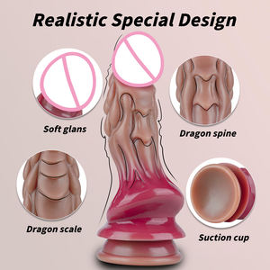 <span class=keywords><strong>Dildo</strong></span> Gigante de Silicona Suave con Sensación Realista, Potente Ventosa, Juguete de Masturbación para Hombres y Mujeres, Dildos Enormes - Product Image 2