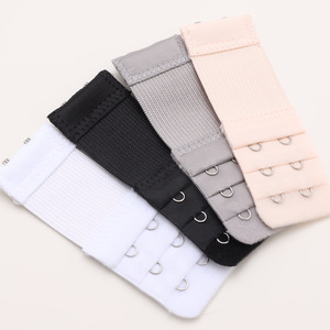 女性用 2 列 3 列 4 列伸縮性ストレッチ下着ブラジャー バックエクステンション フック フックアンドアイ ストラップレス ブラジャー アクセサリー - Product Image 4