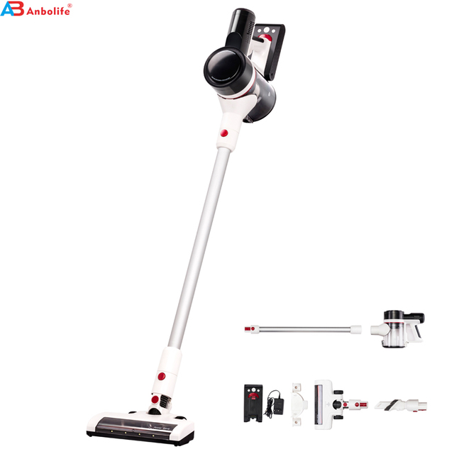 Anbo New Cordless Vacuum Cleaner Rechargeable Hand Held Vacuum Cleaner High Suction Cordless 2 in 1 Stick Vacuum Cleaner