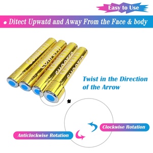 4 Blaue 4 Rosa Gender-Reveal-<span class=keywords><strong>Party</strong></span>-Zubehör Rauchpulver Konfetti-Sticks Gender-Reveal Konfetti-Pulver-Kanone - Product Image 4