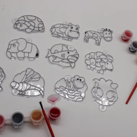 Kit de peinture créative pour enfants, attrape-soleil en cristal, cadeau pour l'artisanat DIY