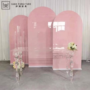 Phông nền đám cưới sang trọng, vách ngăn acrylic, phông nền sân khấu <span class=keywords><strong>PVC</strong></span>, hoa trắng, phông nền đám cưới <span class=keywords><strong>PVC</strong></span> dùng trang trí - Product Image 1