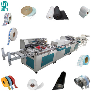 เครื่องพิมพ์สกรีนแบบม้วนต่อม้วน ยี่ห้อ Upart รุ่น Vertical Flat Screen Printer แบบสองสี พร้อมระบบสายพานลำเลียง สำหรับงานพิมพ์ซิลค์สกรีนตามสั่ง - Product Image 1