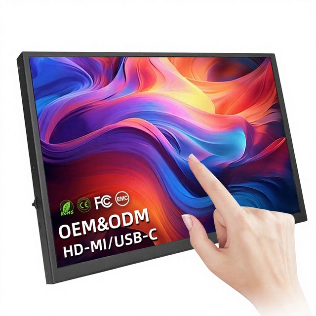 HAORYZON OEM 10.1 Inch HD-MI 1280x800 IPS Travel Monitor Portable Touch Display Customized Monitor Second External Monitor