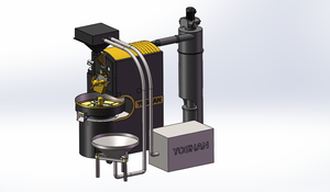 Tostadora de cafe gas gang 10kg 6kg 5kg de nướng bánh mỳ đậu Máy rang cà phê rang xay - Product Image 5