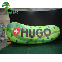 Grand cornichon gonflable ludique pour enfants, avec impression de logo, vente directe usine