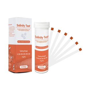 Bandelettes de test de salinité urinaire Kit de test de la teneur en sel/électrolytes dans l'urine Classe II Utilisation à domicile Surveillance de l'hydratation et de la consommation de sodium CE/ISO - Product Image 3