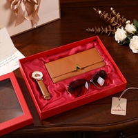 Coffret Cadeau Premium Personnalisé pour Femme : Montre, Portefeuille Long et Lunettes de Soleil – Idéal pour Partenaires Commerciaux et Récompenses d'Employés 2026