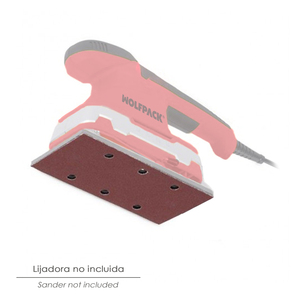 Ricambi per Carta Abrasiva con Velcro 93x228 mm con Fori Grana 40 (10 Pezzi) - Product Image 5