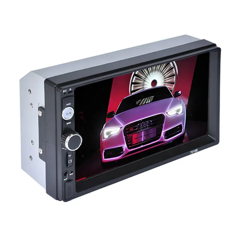 Autoradio 7 pouces lecteur MP5 de voiture écran tactile capacitif stéréo vidéo de voiture avec accessoires lien miroir lecteur DVD de voiture