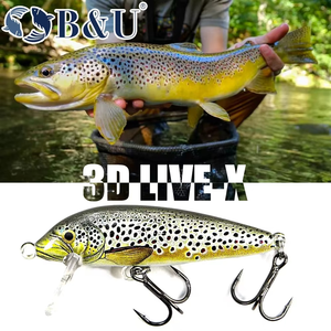 XUHANG JT13 50mm 5.1g <span class=keywords><strong>Leurre</strong></span> de pêche coulant en plastique dur imprimé en 3D pour rivière, lac, ruisseau, mer, eau douce et eau salée, pour la pêche au bar - Product Image 5