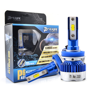 Système électrique automobile et moto, éclairage, phare LED de voiture neuf P6 H1 H7 H11 9005 9006 60W 13000LM pour voiture - Product Image 1
