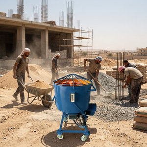Electric mortar <b>mixer</b> wheeled mobile concrete <b>mixer</b> <b>mixer</b> concrete Slurry storage capacity: 60-80L - Product Image 1