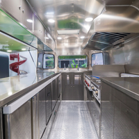 Remorque mobile de vente de nourriture et de boissons, galvanisée à chaud, pour mini-glaces, café, pizzas, beignets, churros, pop-corn