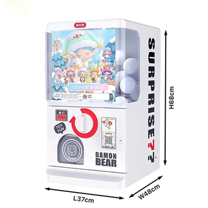 The Gumball Coin Operated Capsule Toy Vending <b>Machine</b> 50-100mm With Indicator Light For <b>Amusement</b> Park - Product Image 3