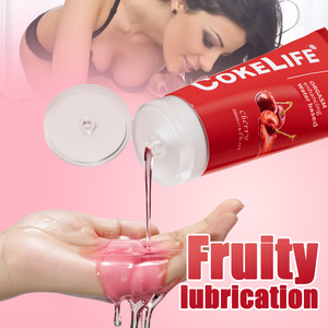 Lubrifiant à base d'eau Piknight Cokelife 200ml Tube Saveurs Cerise Fraise Pêche Bonbons Amélioration de la Stimulation Adulte - Product Image 3