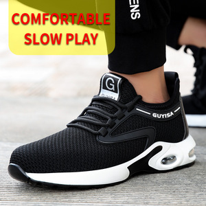 Chaussures de protection pour hommes, chaussures de sport pour étudiants de haute qualité, chaussures de travail respirantes et sûres pour l'été, Zapatos taille 36-50 - Product Image 5