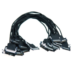 Câble de signal LVDS RE51-51Pin avec gaine extérieure noire, câblage anti-interférence pour équipement d'imagerie médicale et moniteur tactile tout-en-un - Product Image 2