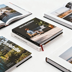 Estuche de cartón rígido personalizado ecológico de lujo 2025, con relieve, para libros, novelas e historias impresas - Product Image 1