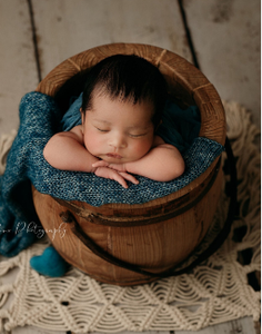 Accessoires de photographie de studio pour nouveau-nés, paniers-lits en bambou naturel, design style ferme, pour poses de bébé - Product Image 2