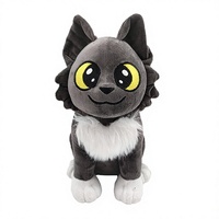 Peluches personnalisées de haute qualité, super douces, en forme de chat, en coton PP, jouets en peluche personnalisés