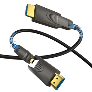 <span class=keywords><strong>Cable</strong></span> <span class=keywords><strong>hdmi</strong></span> de fibra óptica, accesorio ultra hd, versión 4K 2,0, de alta velocidad, 4k, dorado, para monitor de casa, PC, PS4 - Product Image 5