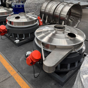 Moteur de machine de tamisage à écran réglable en acier inoxydable à haute efficacité à décharge directe spéciale pour les produits chimiques bruts - Product Image 4