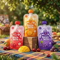 Sachets souples en plastique brillant de qualité alimentaire YSH avec bec verseur, pochettes à bec verseur pour jus et boissons, pour fournisseurs