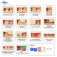 Jaula de Lujo para Palomas de Madera Maciza, Casa para Pájaros con Cierre de Botón, para Todas las Estaciones, Uso Comercial, Fácil de Limpiar, Diseño Cuadrado