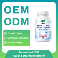 Capsules de Myo & D-Chiro Inositol, Complément Alimentaire pour le Bien-être des Femmes, Fabricant OEM de Capsules de Myo & D-Chiro Inositol sous Marque Privée