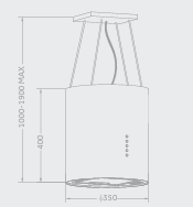 <span class=keywords><strong>Cappa</strong></span> aspirante a isola a soffitto per cucina, <span class=keywords><strong>con</strong></span> elevata potenza di aspirazione, direttamente dalla fabbrica - Product Image 6