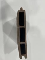 Panneau de clôture de sécurité en aluminium GEM avec revêtement en poudre, design 3D - WPC écologique pour usage domestique et commercial en extérieur