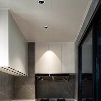 Spots LED Modernes de Luxe à Angle de Faisceau Réglable, Downlights COB Encastrés Anti-Éblouissement Profond, Spots LED Anti-Buée Plein Spectre