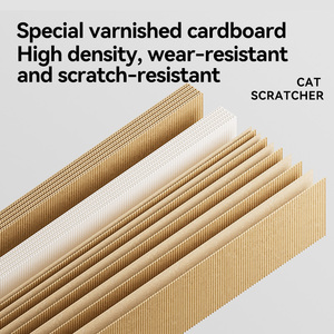 Tiragraffi a Parete per Gatti a Forma di L in Cartone Ondulato - Produzione e Vendita all'Ingrosso di Successo, Moderno e Personalizzabile, per Gatti Grandi e Piccoli - Product Image 3