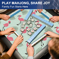 Tapis de mahjong professionnel en néoprène 32,5''x32,5'', surface antidérapante et imperméable, pour usage domestique et en club, haute qualité