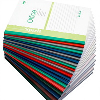 Cahier ligné A4 / A5 / B5 relié à la colle, pour l'écriture et les notes au bureau, pour un usage professionnel