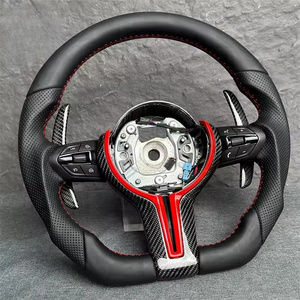 Volante Personalizado de Fibra de Carbono y Cuero Perforado para BMW Serie 3, 5, M3, M5, M6, F10, F20, F30, F90, F01, F02, E90, E60, Superventas - Product Image 5