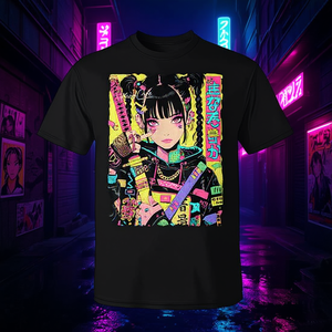 T-shirt streetwear japonais Cyberpunk Y2k Hip Hop Techwear Manga Anime - Product Image 3