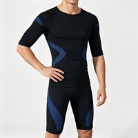 Ensemble de sous-vêtements d'entraînement EMS 2 pièces Miha Bodytec, short de tonification par électrostimulation EMS, couches de base, combinaison EMS