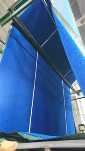 Césped Artificial para Pádel MCG, Estándar FIP, 12 mm, Azul, Monofilamento Rizado, Césped Sintético para Pista Profesional <span class=keywords><strong>de</strong></span> Pádel - Product Image 5