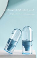 Flacon pulvérisateur d'huile essentielle inversé 30ml-80ml en PETG, emballage vide avec pompe pulvérisatrice
