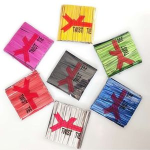 เชือกพลาสติกสีทองขนาด 8 ซม. สำหรับมัดของขวัญและตกแต่งในวันหยุด - Product Image 3